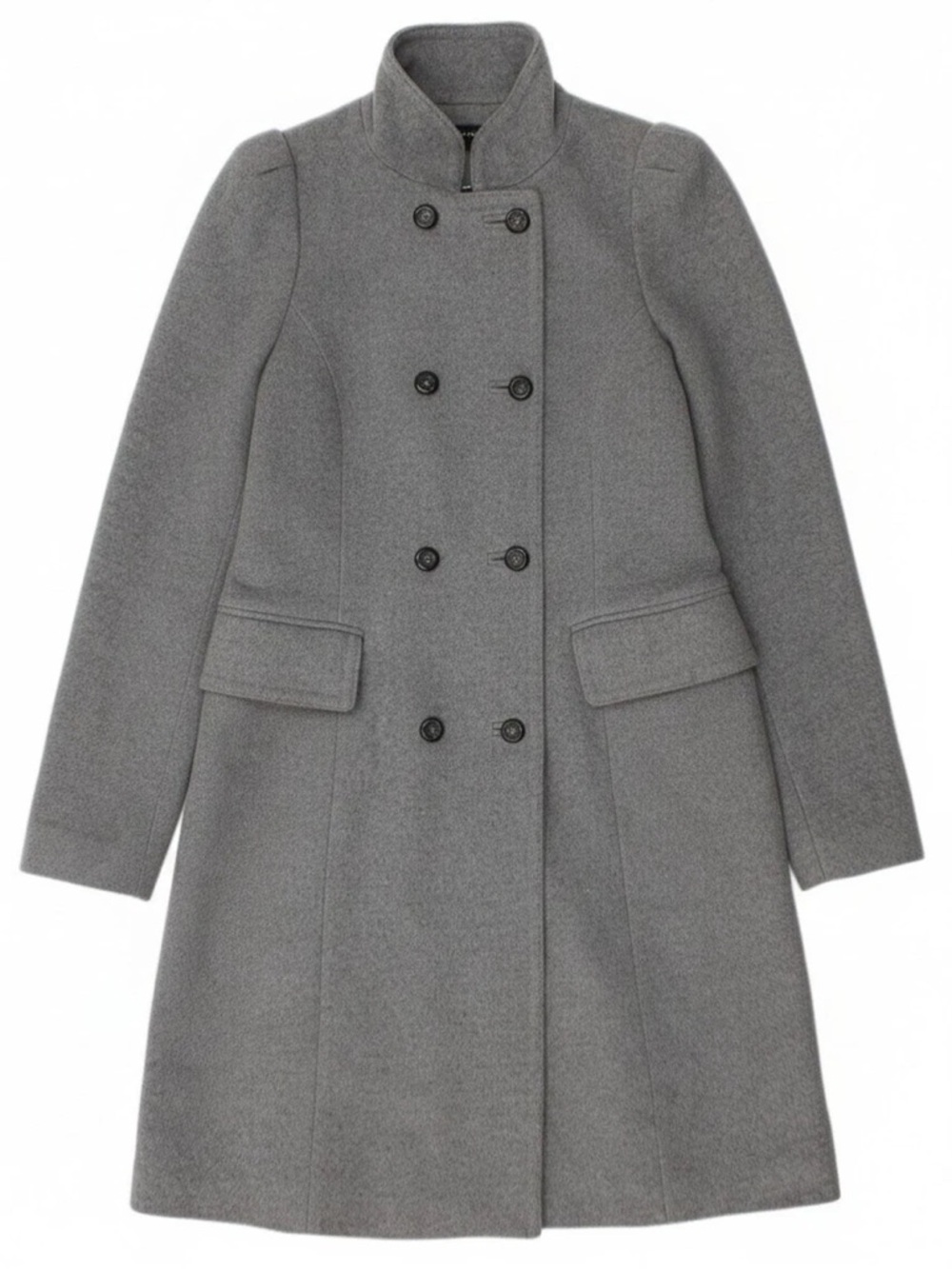 Zara Gray Wool Coat